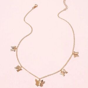 𝅺butterfly Charm Necklace